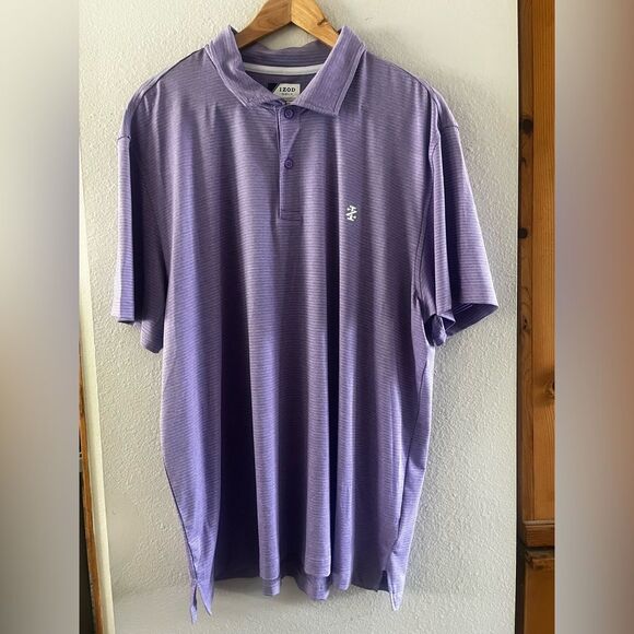 Izod SZ XL Men's Purple Polo Golf‎ Shirt Classic Fit - Picture 1 of 16